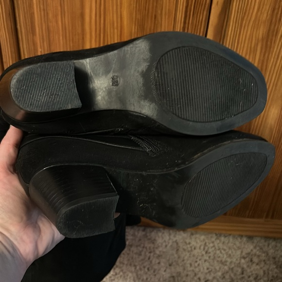 Avenue Newport black knee high plus size boots size 8.5W - Picture 8 of 9